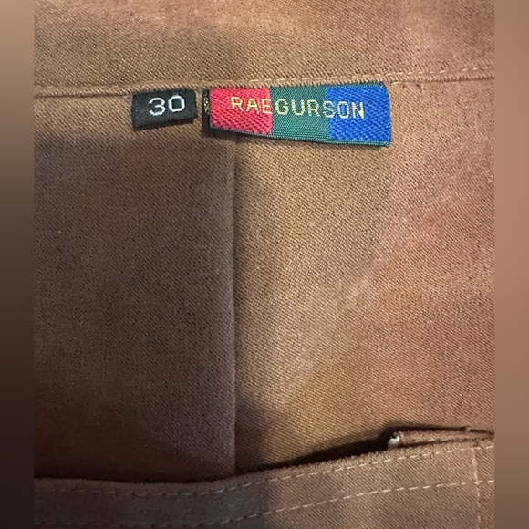 Rae Gurson Vintage Velvety Stirrup Pants-(30) approx S/6, black(j10 - Picture 13 of 15